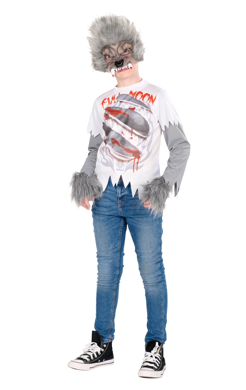 Kids Werewolf Halloween Costume - Fancydress.com