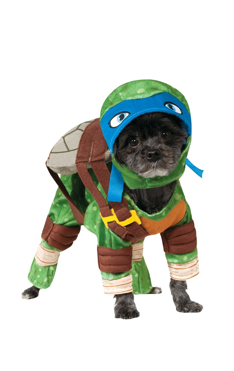 Leonardo - Ninja Turtle Dog Costume - Fancydress.com