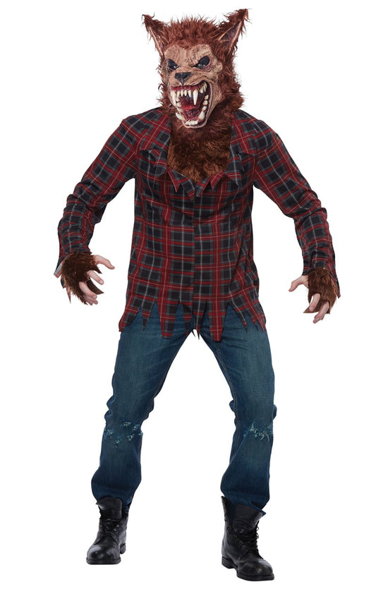 Mens Full Moon Werewolf Costume - Fancydress.com