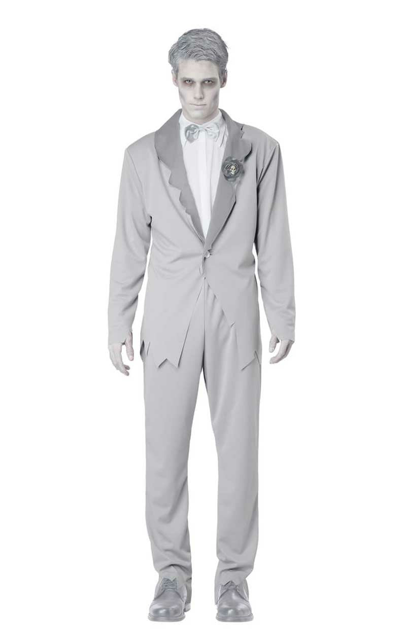 Mens Ghostly Groom Costume - Fancydress.com