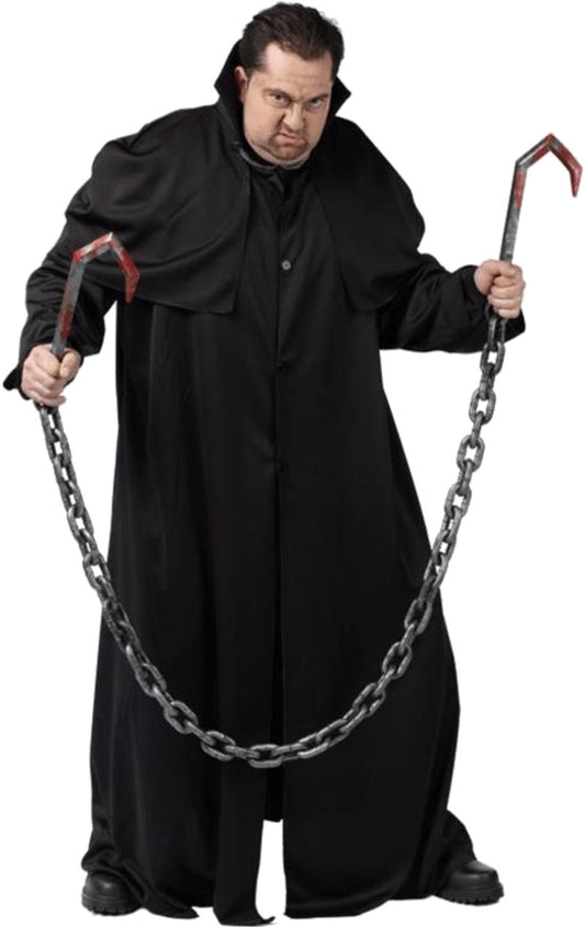 Mens Halloween Butcher Hooks And Chains Costume - Fancydress.com