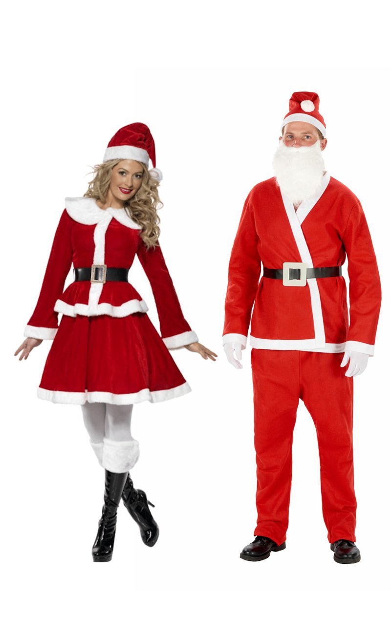 Mr & Mrs Claus Couples Costume - Fancydress.com