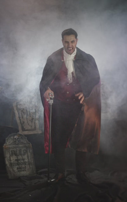 Adult Halloween Red Vampire Costume