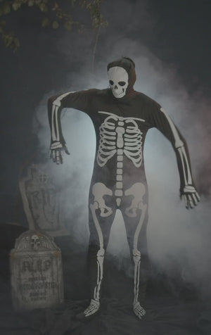 Adult Skeleton Skinsuit Costume