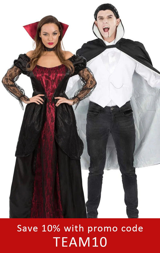 Sexy Vampire & Dracula Couples Costume - Fancydress.com