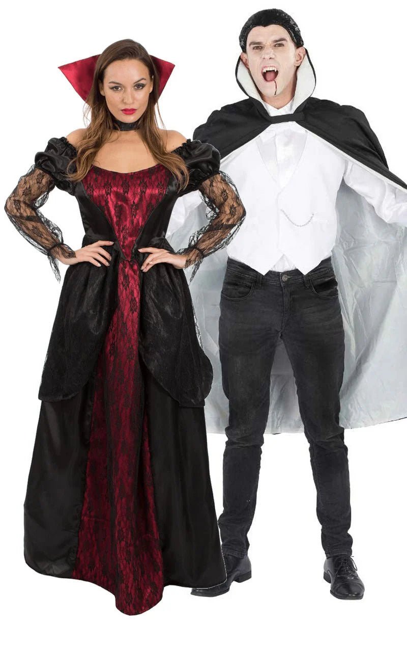 Sexy Vampire & Dracula Couples Costume - Fancydress.com