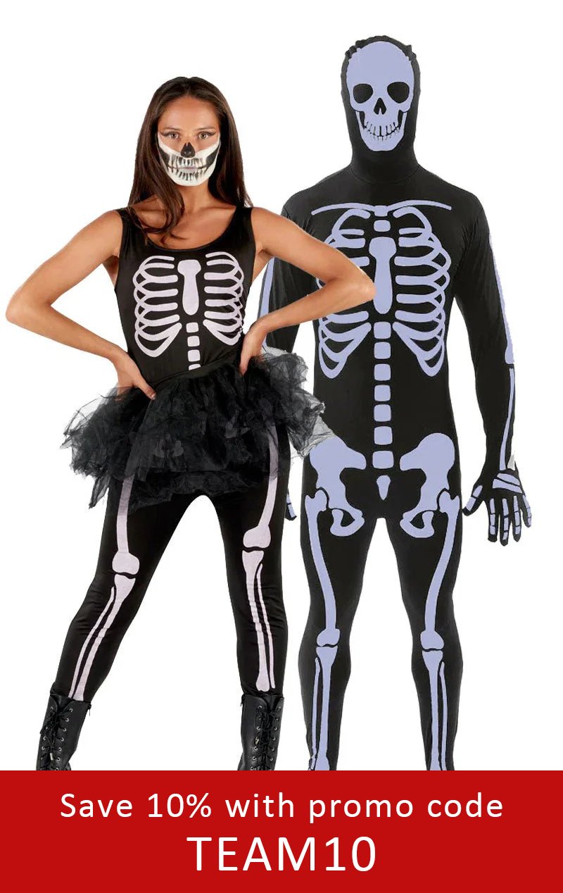 Skeleton Couples Costumes - Fancydress.com