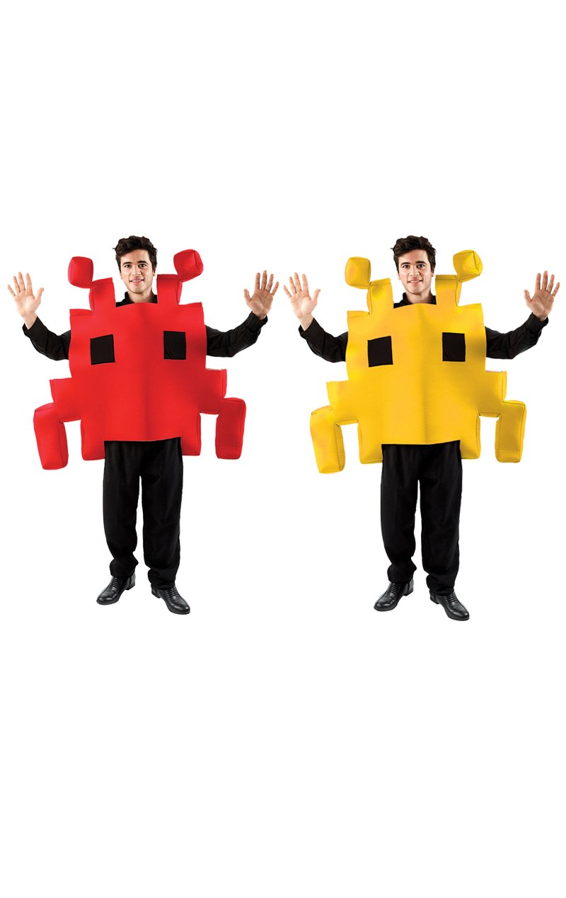 Space Invaders Couples Costume - Fancydress.com