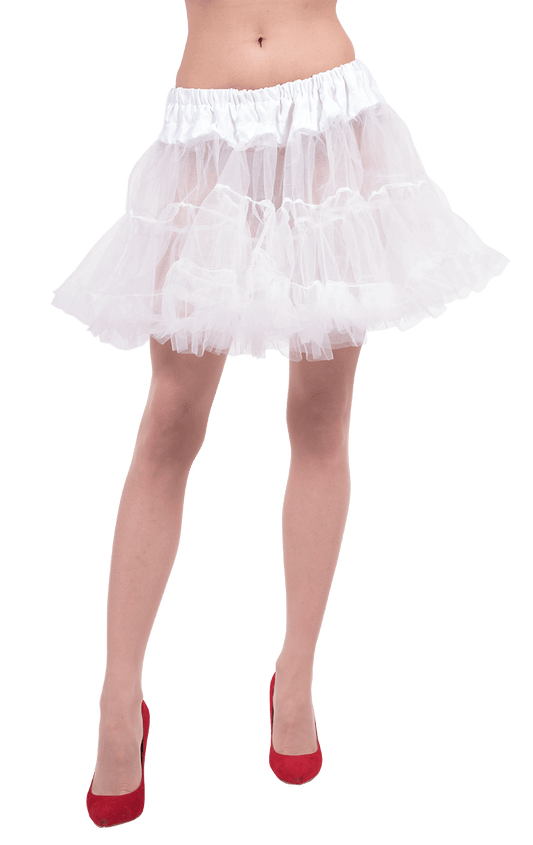 Klassischer weißer Petticoat