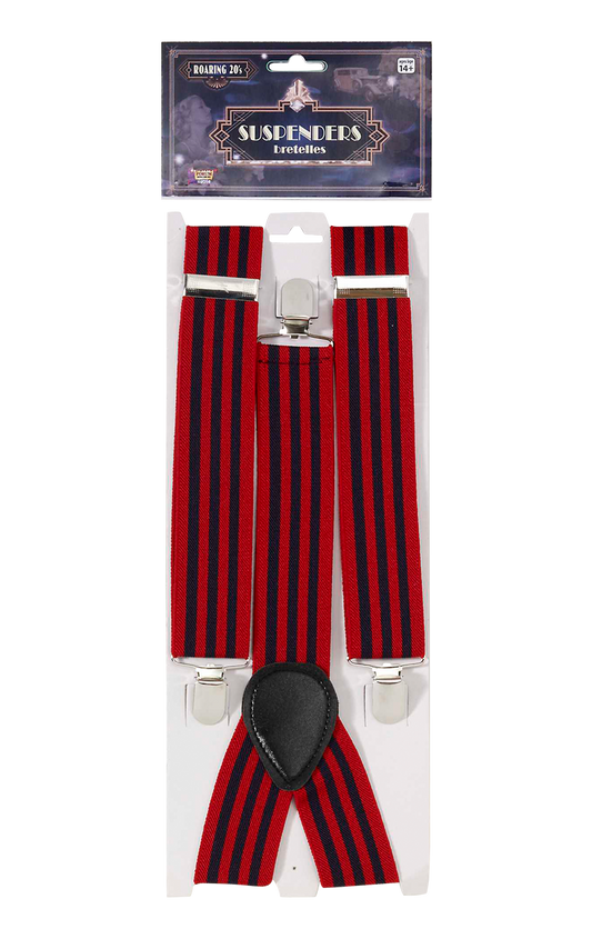 Red Striped Braces