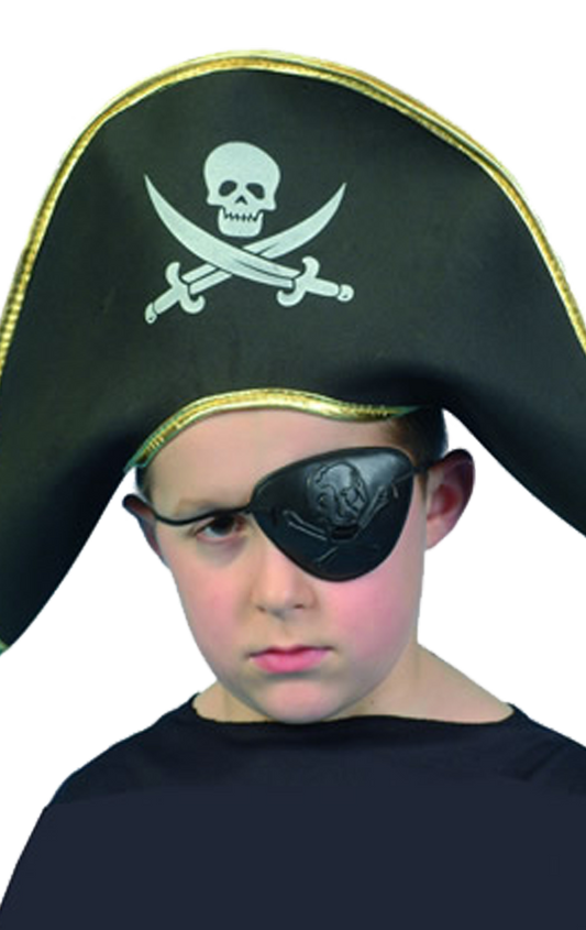 Kids Pirate Captain Hat Accessory