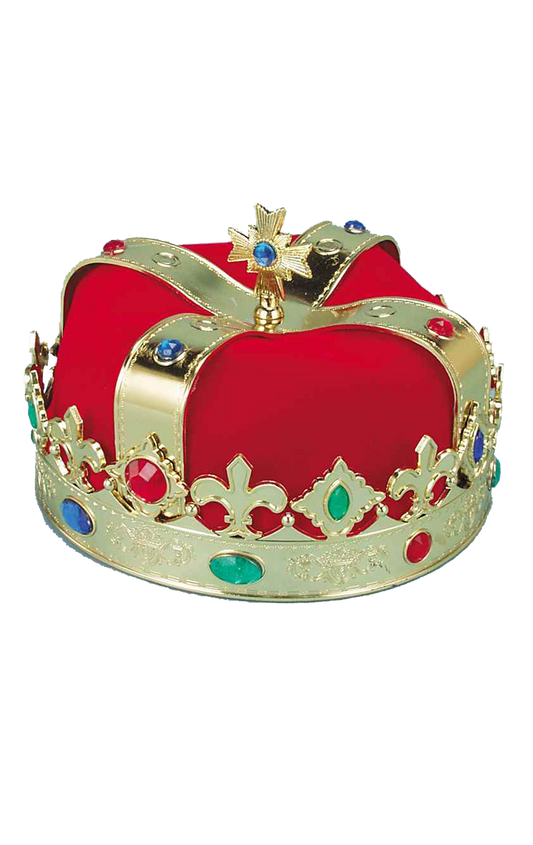 Jewelled Fabric Queens Crown