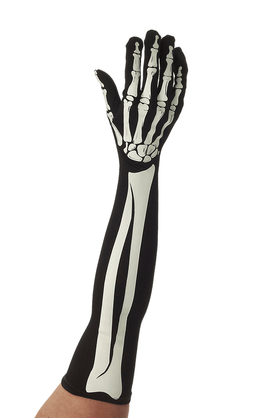 Long Skeleton Gloves