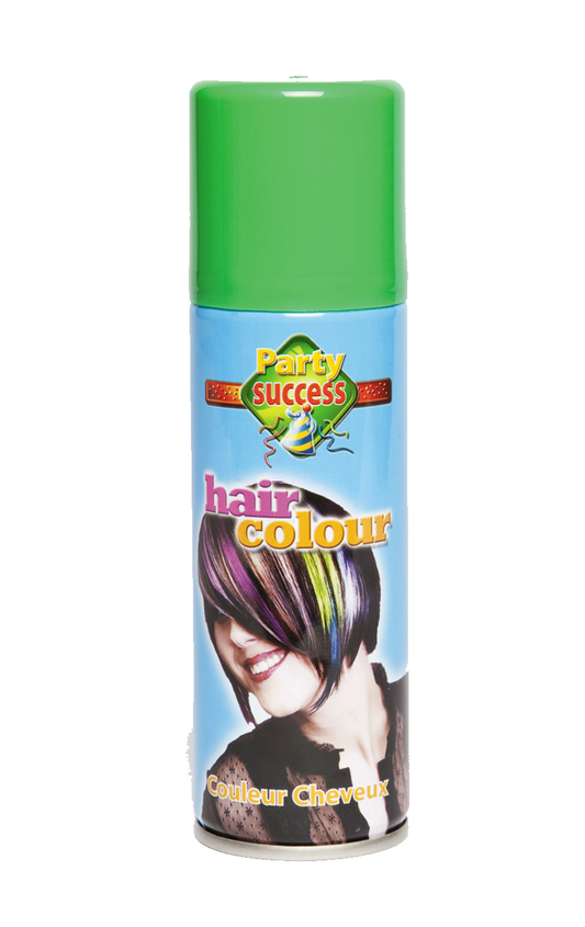 Laque verte pour cheveux