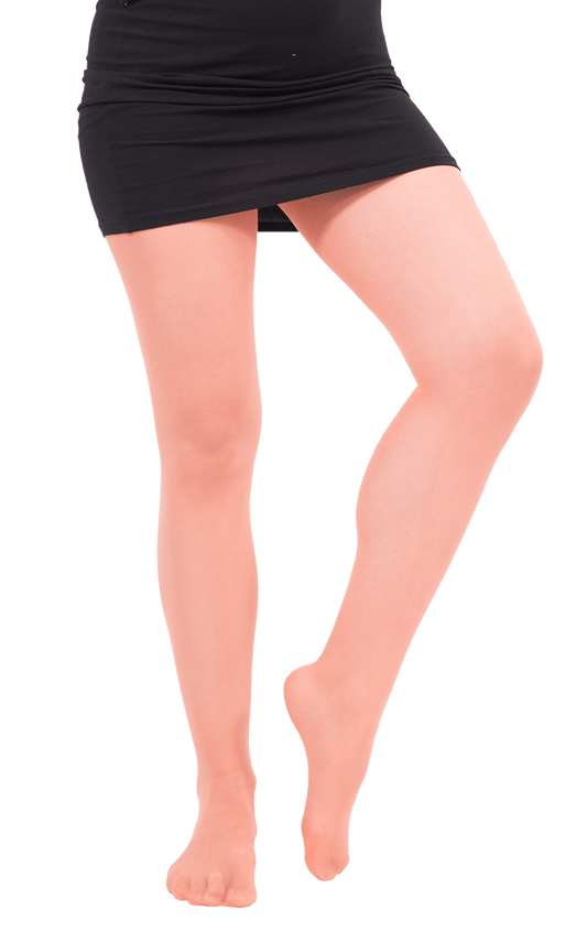 Adult Orange Translucent Tights