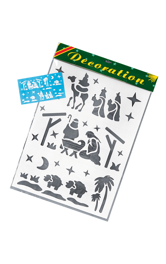 Nativity Christmas Stencil