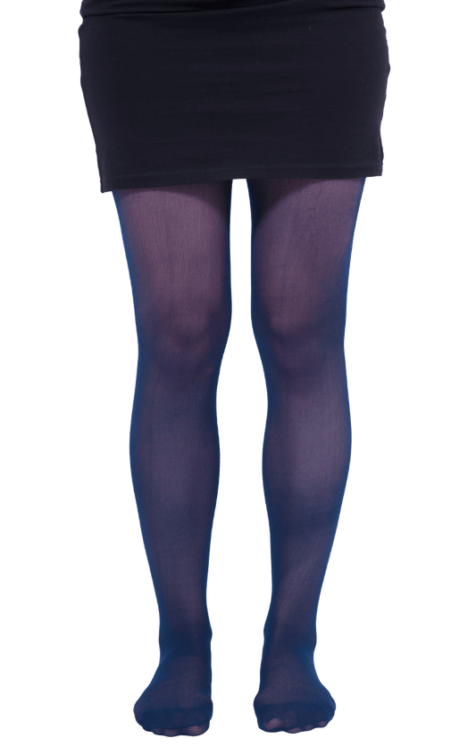 Adult Blue Translucent Tights