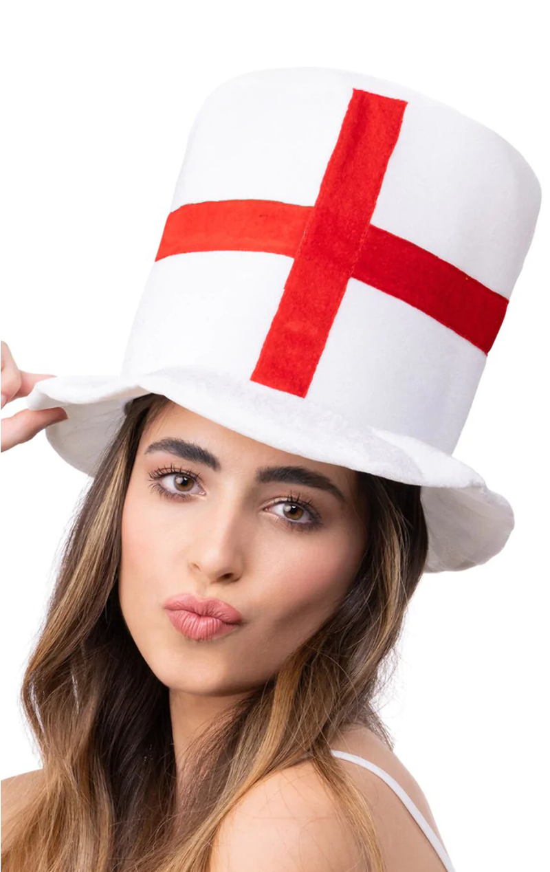 Unisex Deluxe England Flag Top Hat