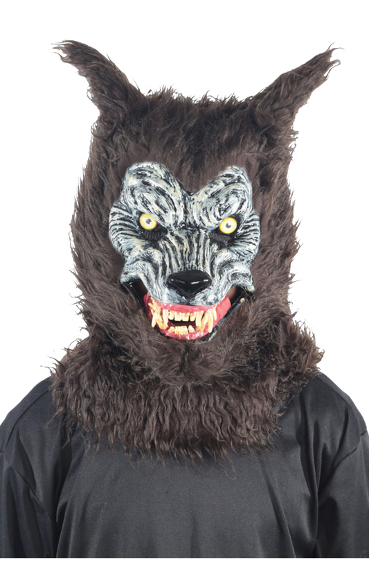 Masque loup-garou avec bouche mobile