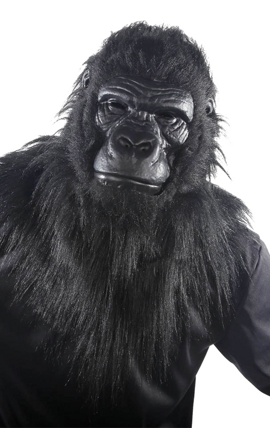 Gorilla Facepiece with Moving Mouth