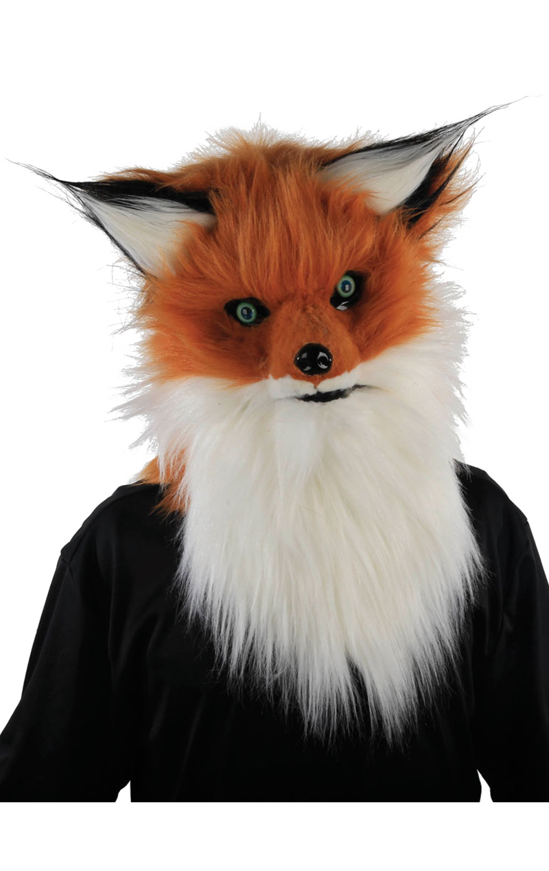 Masque renard avec bouche mobile