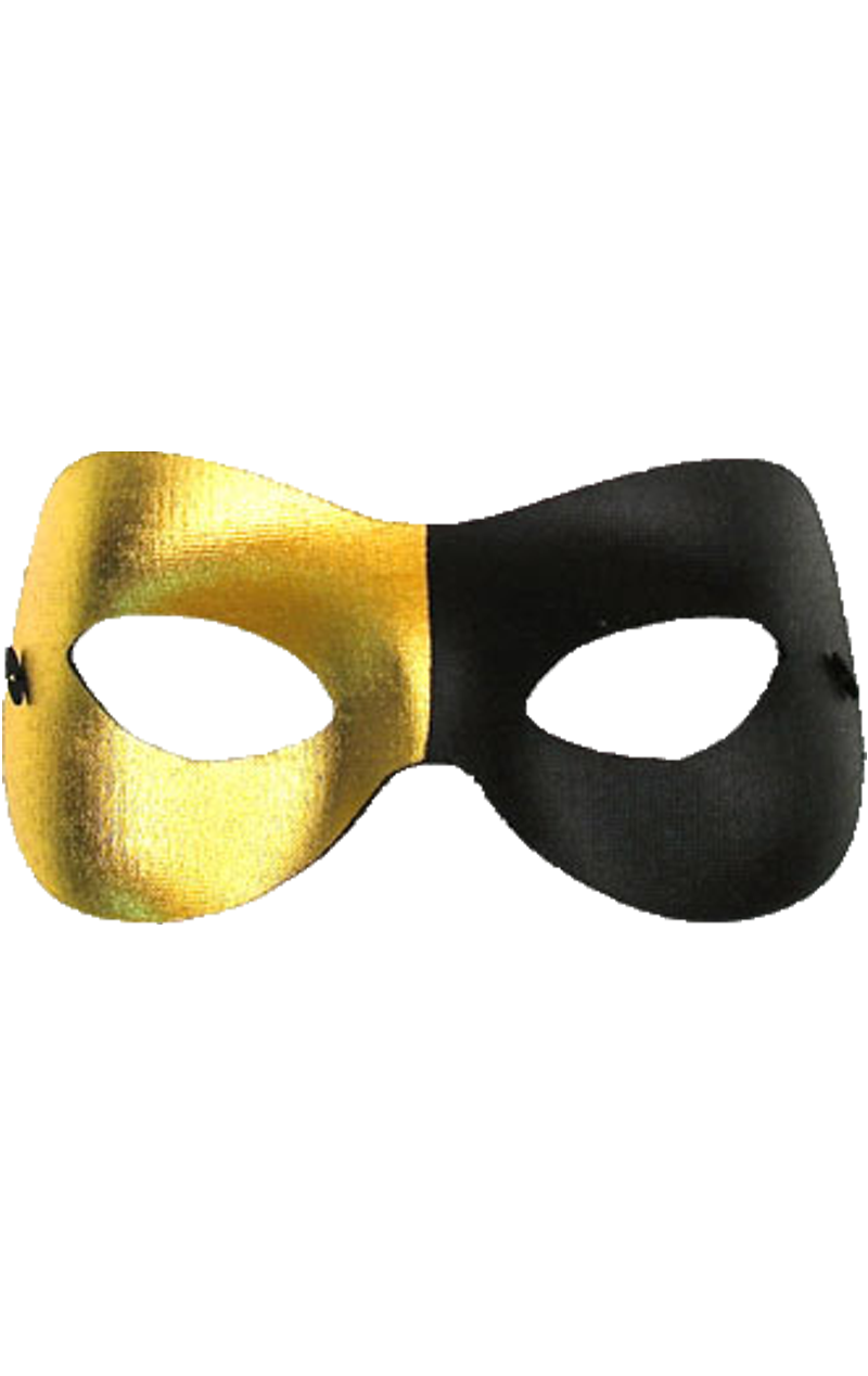 Black and Gold Eye Mask