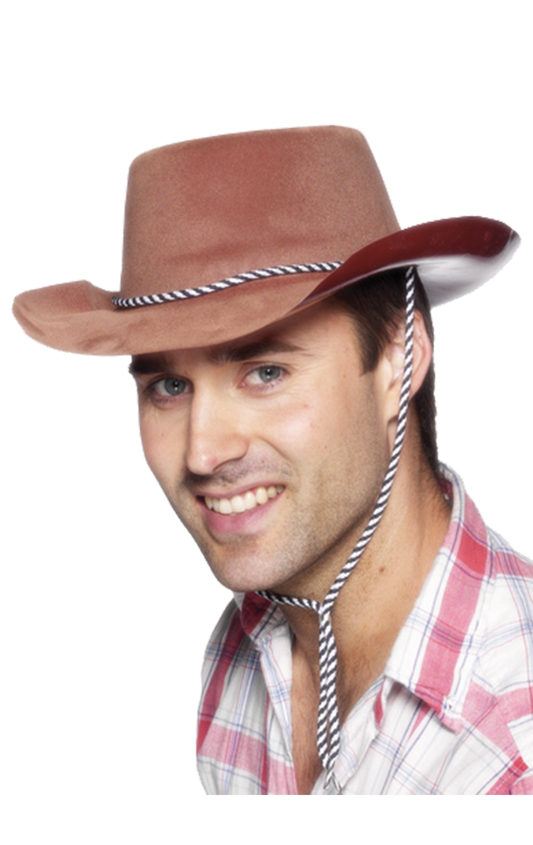 Cowboy Brown Hat Accessory