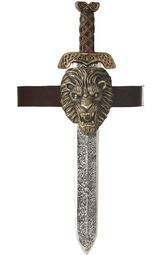 Gold Lion Sheath Roman Sword