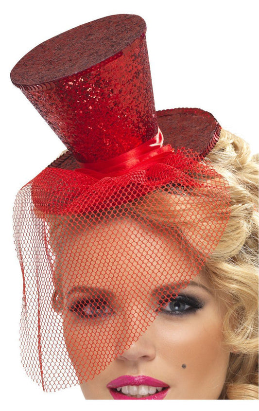 Mini Top Hat Red Accessoire