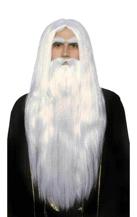 Merlin Wig and Beard Set