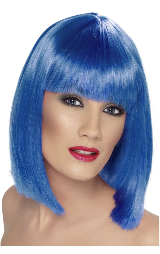 Perruque Glamour Bleue