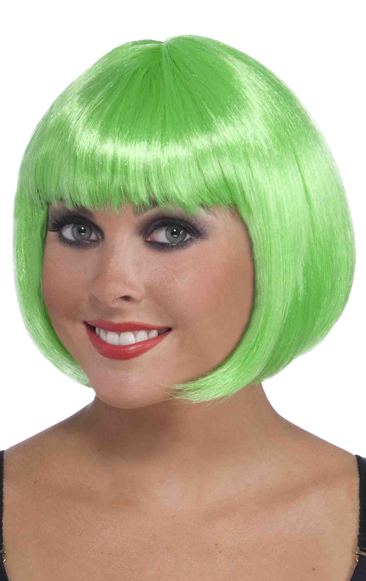 Babe Neon Green Wig