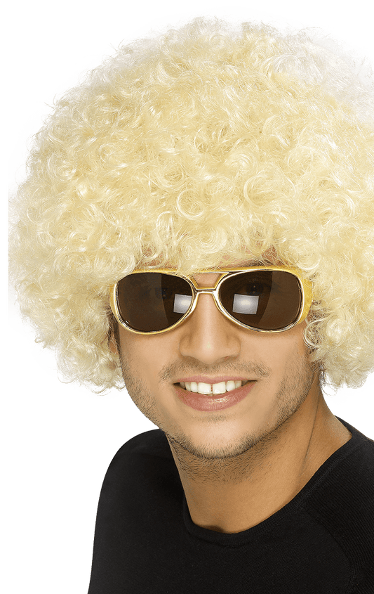 Perruque Afro Blonde