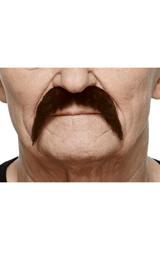 Accessoire moustache années 70 marron