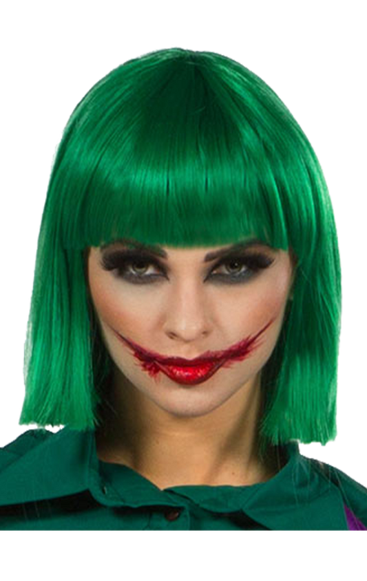 Cindy Emerald Dark Green Wig