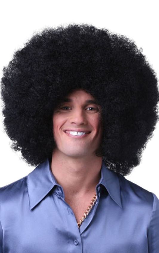 Giant Black Afro Wig