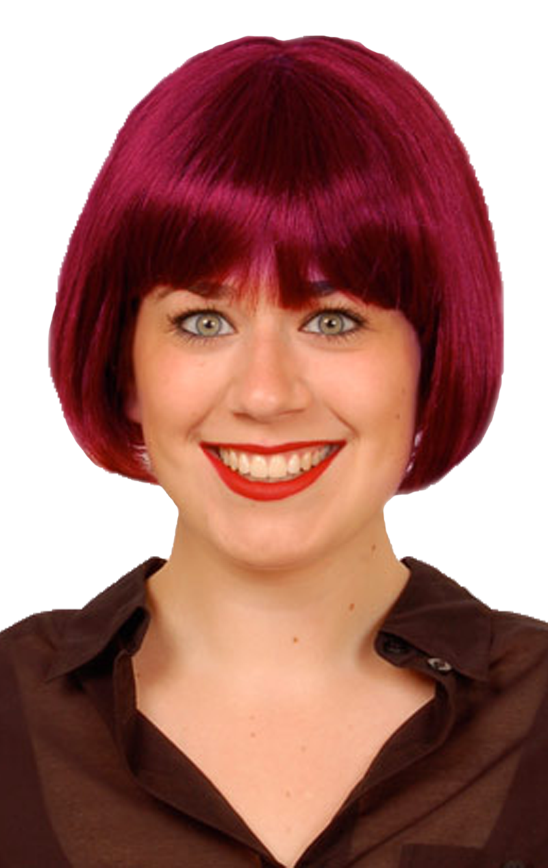 Burgundy Eve Wig Accessory