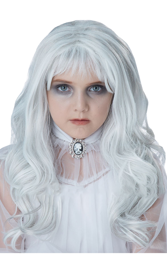 Kids Ghost Halloween Wig