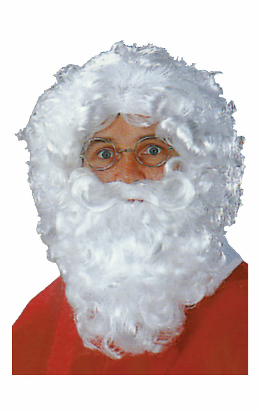 Mens Santa Wig And Beard Set