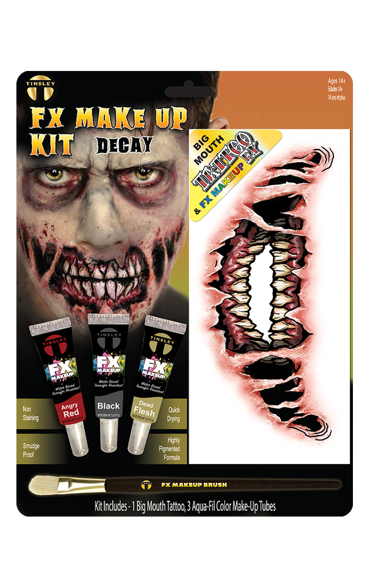 Kit de maquillage zombie