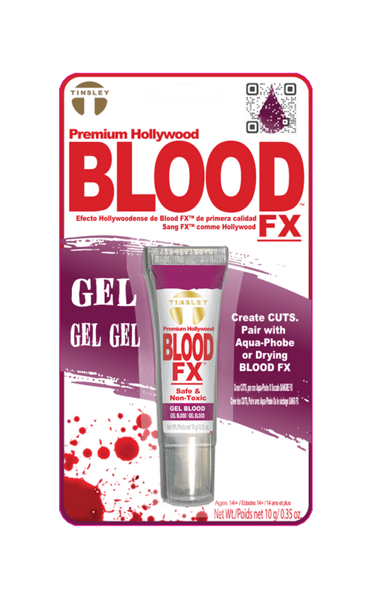 Dunkelroter Gel Stage Blood Accessoire