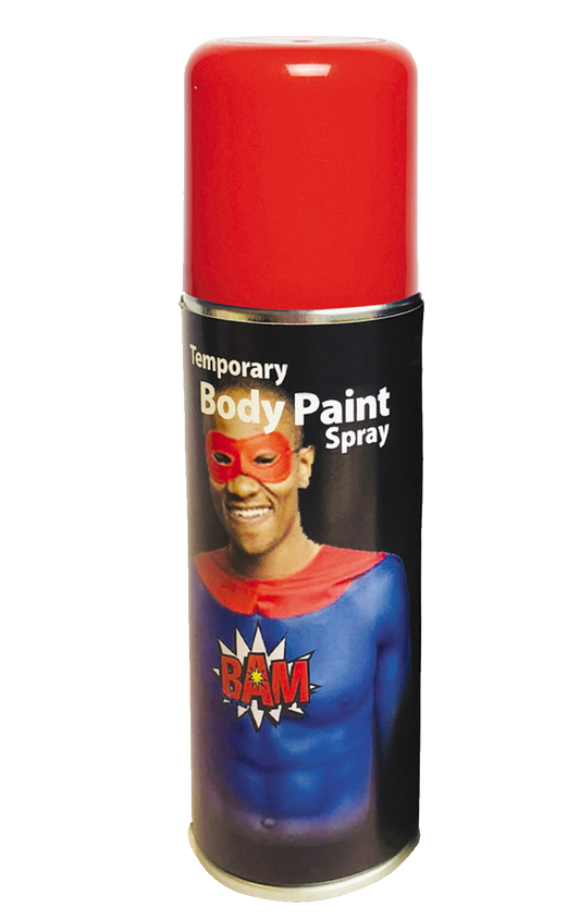 Spray corporel rouge