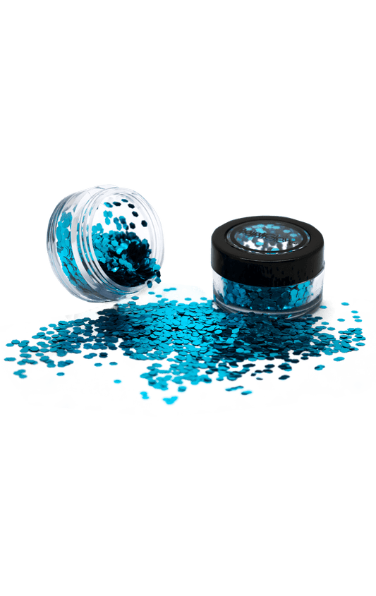 Bleu Bio Chunky Paillettes