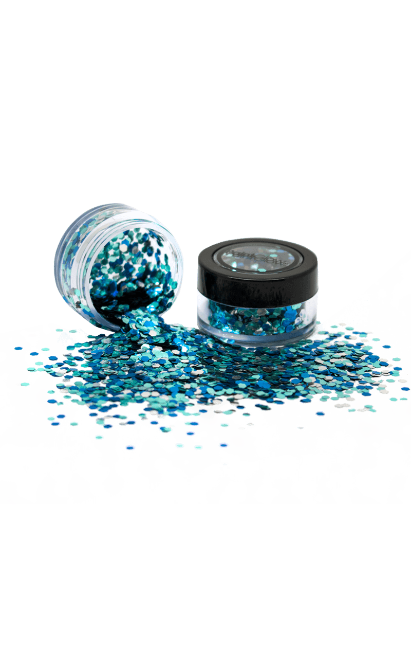 Blue Mix Bio Chunky Glitter