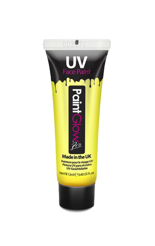 Peinture UV Visage &amp; Corps Jaune