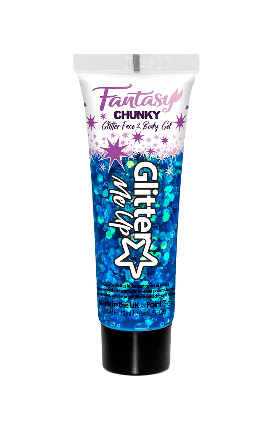 Gel scintillant épais bleu irisé