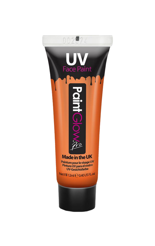 Peinture UV Corps &amp; Visage Orange