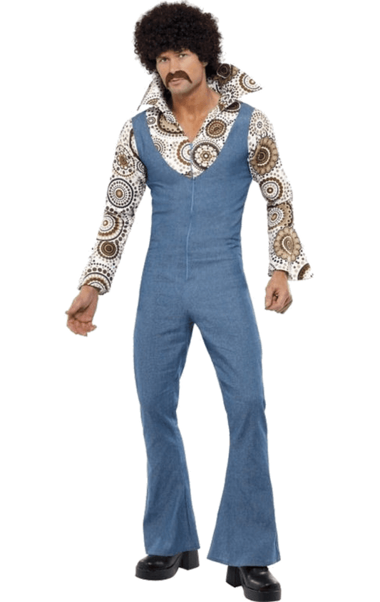 Costume de danseur groovy des années 70 pour homme