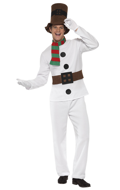 Adult Snowman Suit Costume