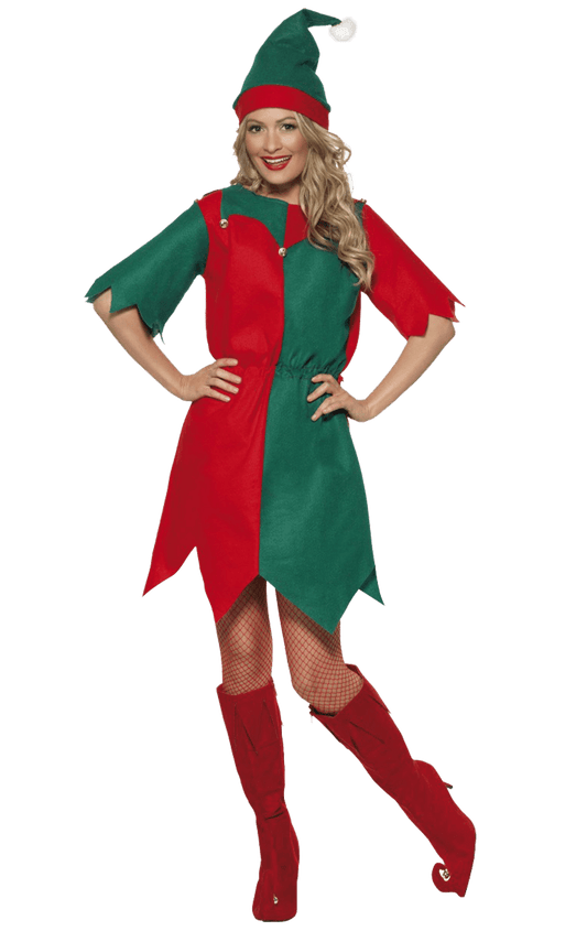 Costume d'elfe de Noël pour femme